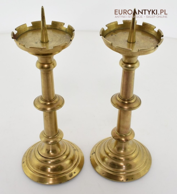 zabytkowe świeczniki ZABYTKOWE ŚWIECZNIKI